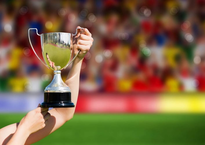 trofeo de torneo deportivo 